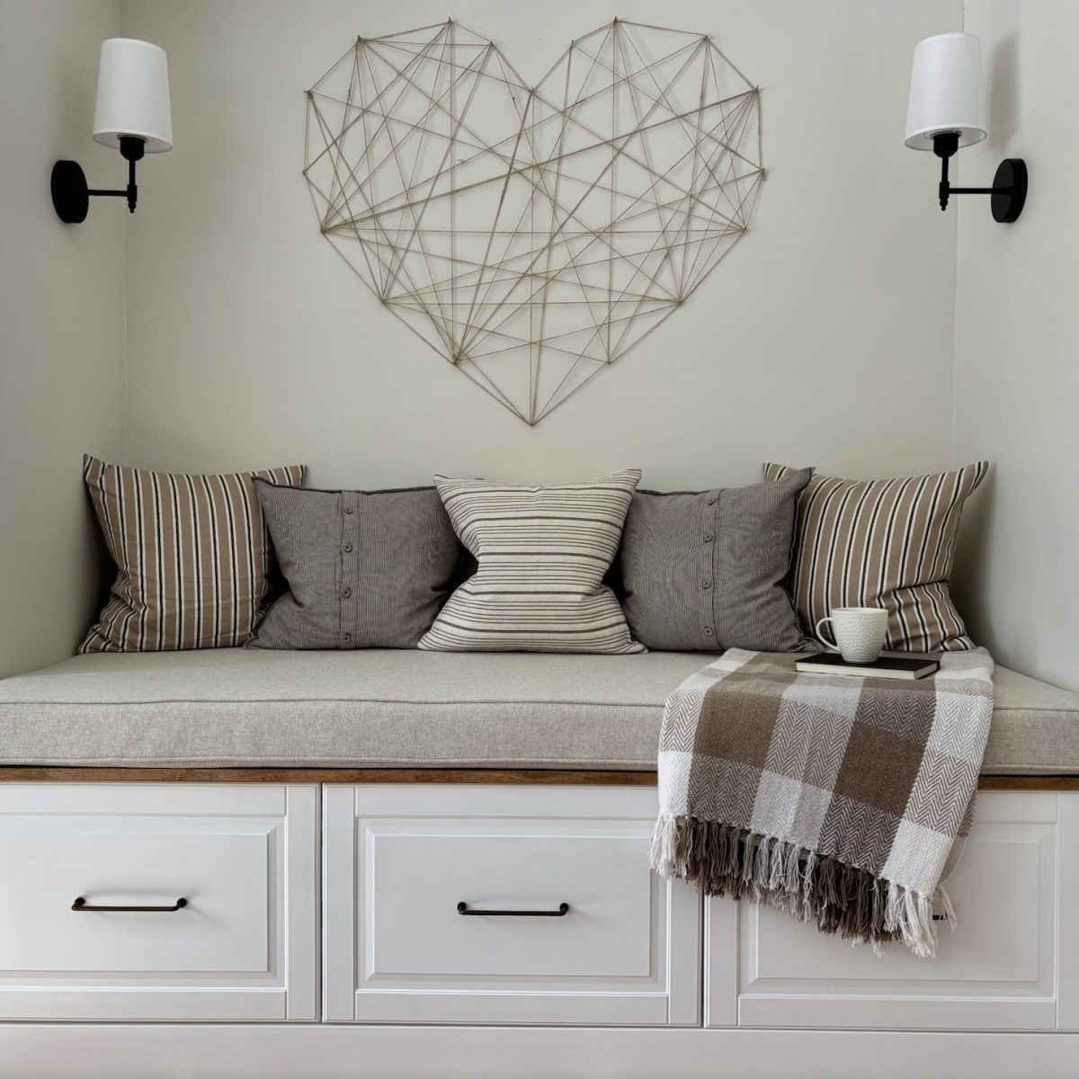 The Ultimate Cozy Corner: DIY Reading Nook Bench&nbsp;Reveal